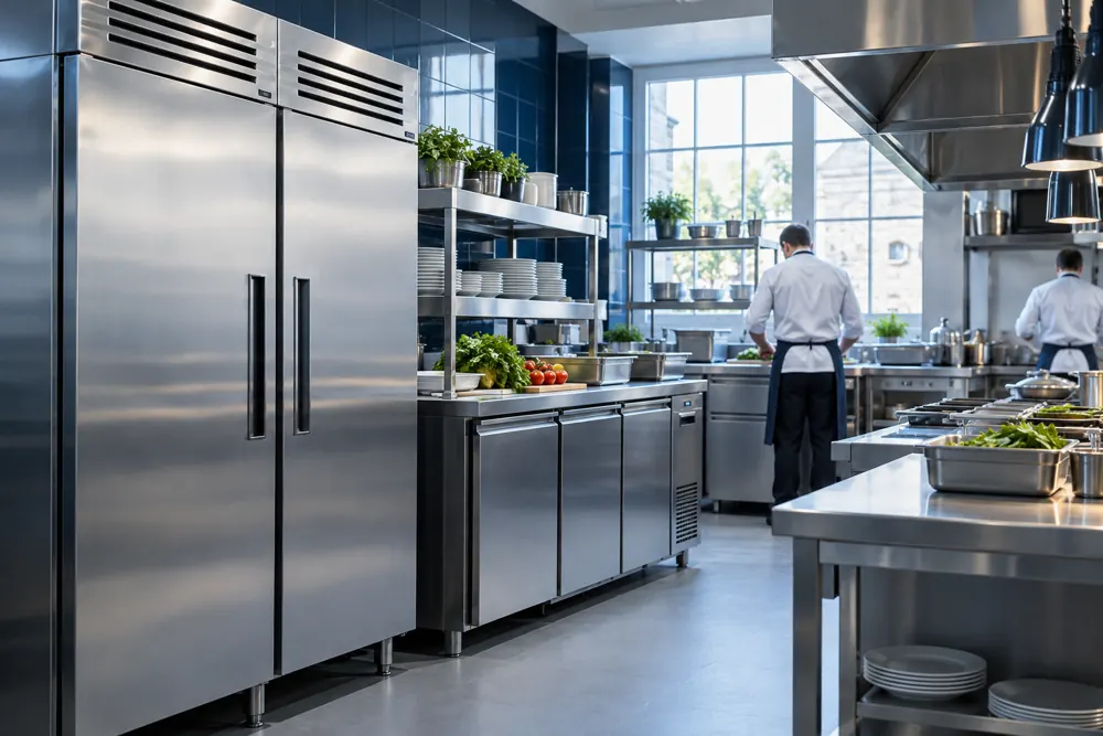 Commercial Fridge Repair in a commercial refrigeration setting